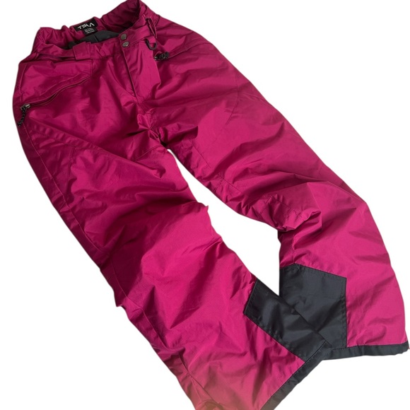 TSLA Pink and Black Snow Pants - Picture 1 of 6